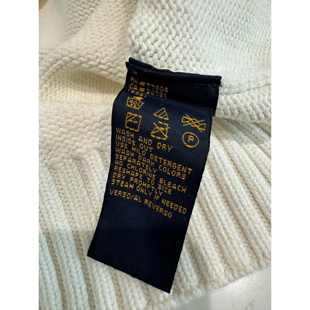 Vintage Tommy Hilfiger Knit‎ Embroidered Crew Neck Sweater Size Large